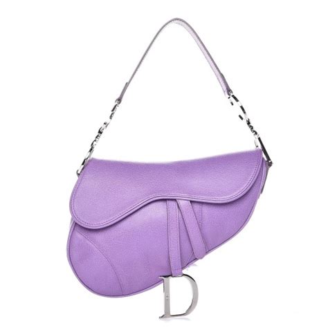 dior saddle bag purple